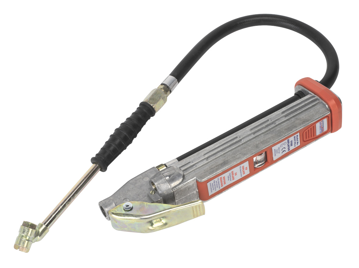 Sealey SA37/93 Airline Gauge (Tyre Inflater) Long Type to CE Regulations