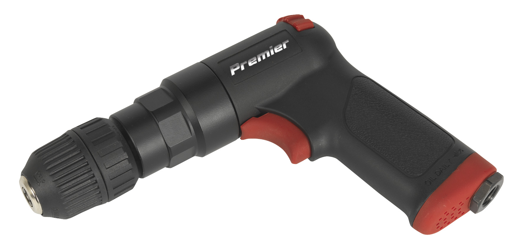 Sealey SA620 Air Pistol Drill with 10mm Keyless Chuck Super-Duty