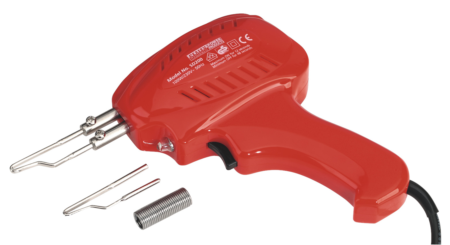 Sealey SD200 Soldering Gun Kit 100W/230V