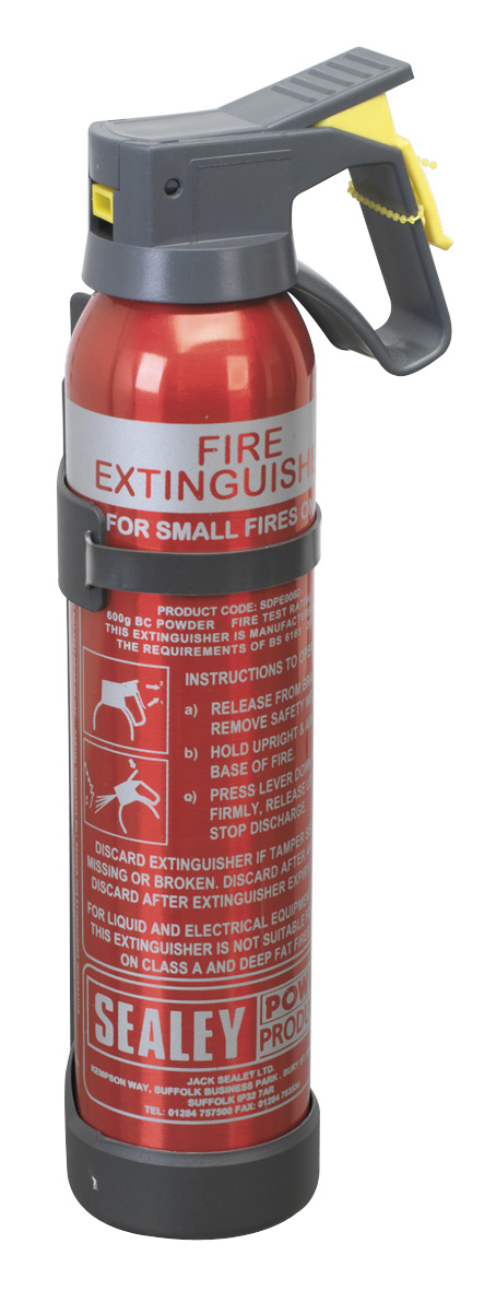 Sealey SDPE006D 0.6kg Dry Powder Fire Extinguisher - Disposable