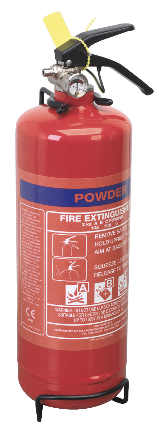 Sealey SDPE02 2kg Dry Powder Fire Extinguisher