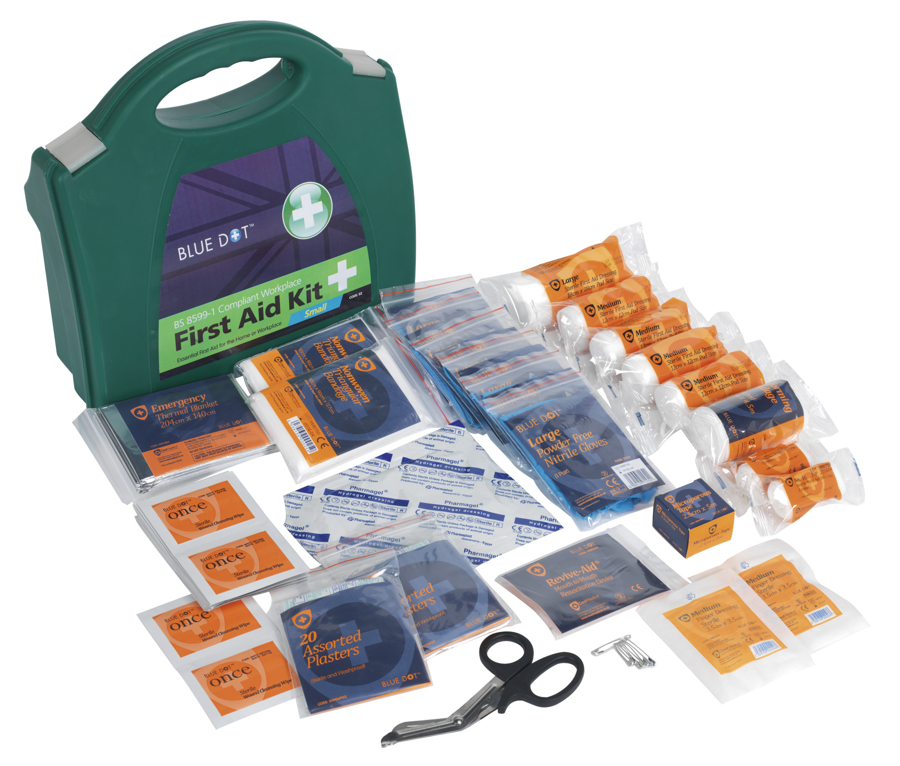 Sealey SFA01S First Aid Kit Small - BS-8599-1 Compliant