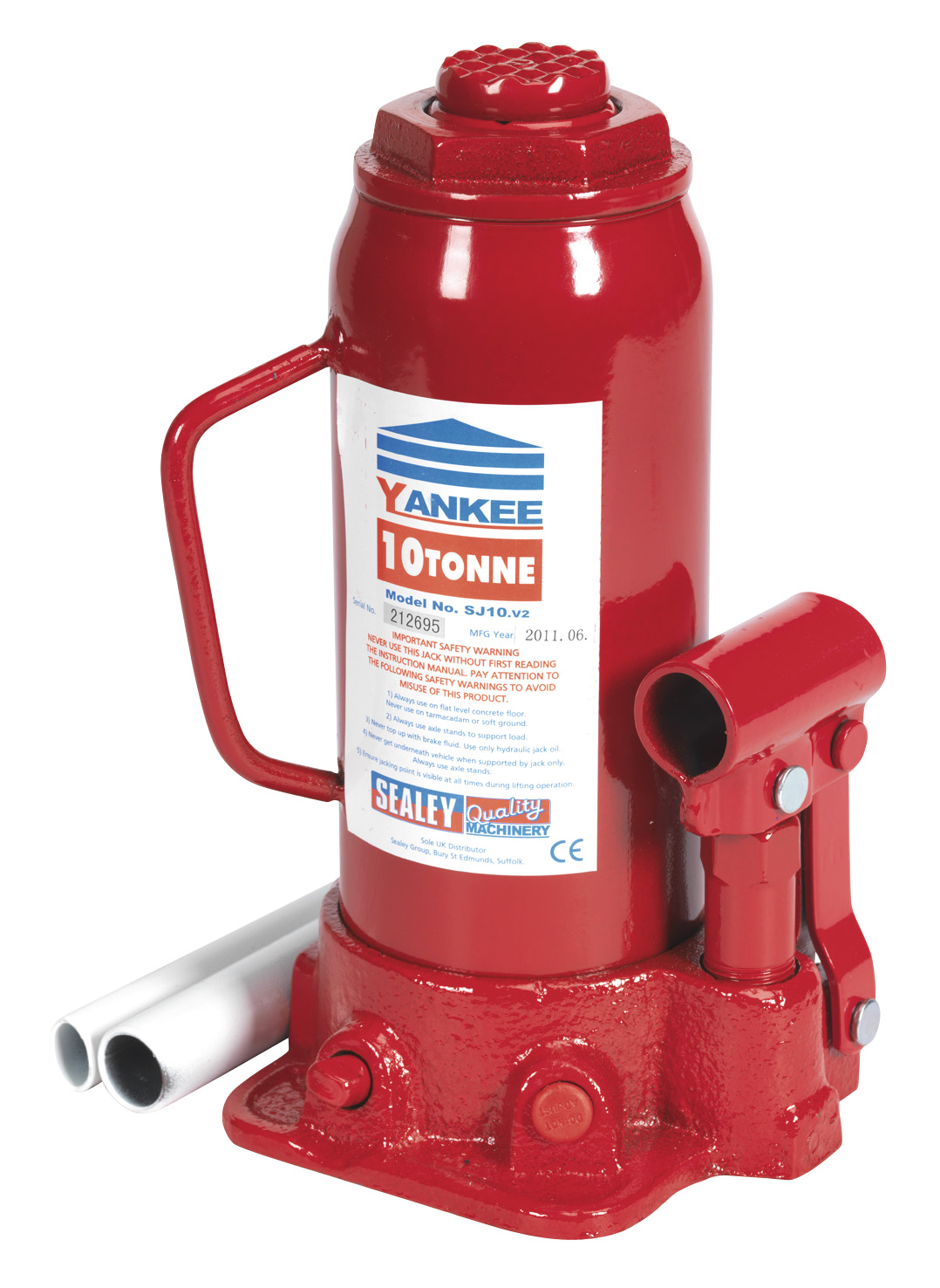 Sealey SJ10 Bottle Jack Yankee 10ton