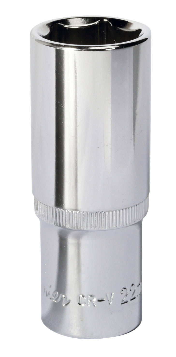 Sealey SP1222D WallDrive&#xAE; Socket 22mm Deep 1/2"Sq Drive Fully Polished
