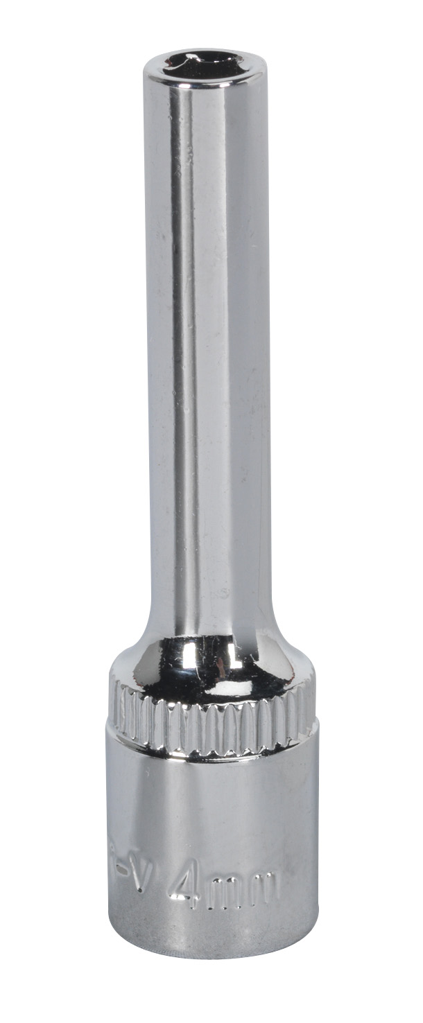 Sealey SP1404D WallDrive&#xAE; Socket 4mm Deep 1/4"Sq Drive Fully Polished