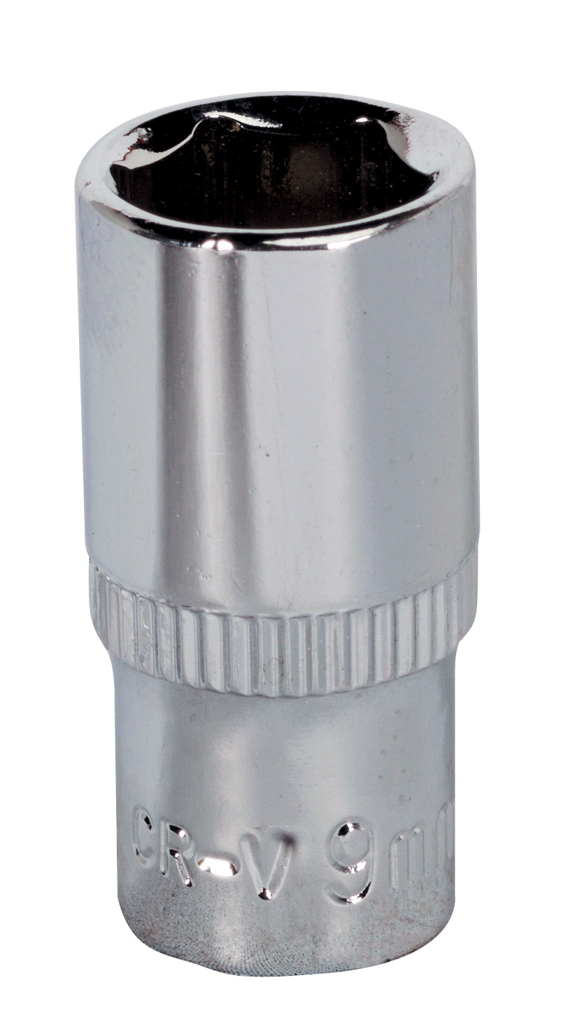 Sealey SP1409 WallDrive&#xAE; Socket 9mm 1/4"Sq Drive Fully Polished