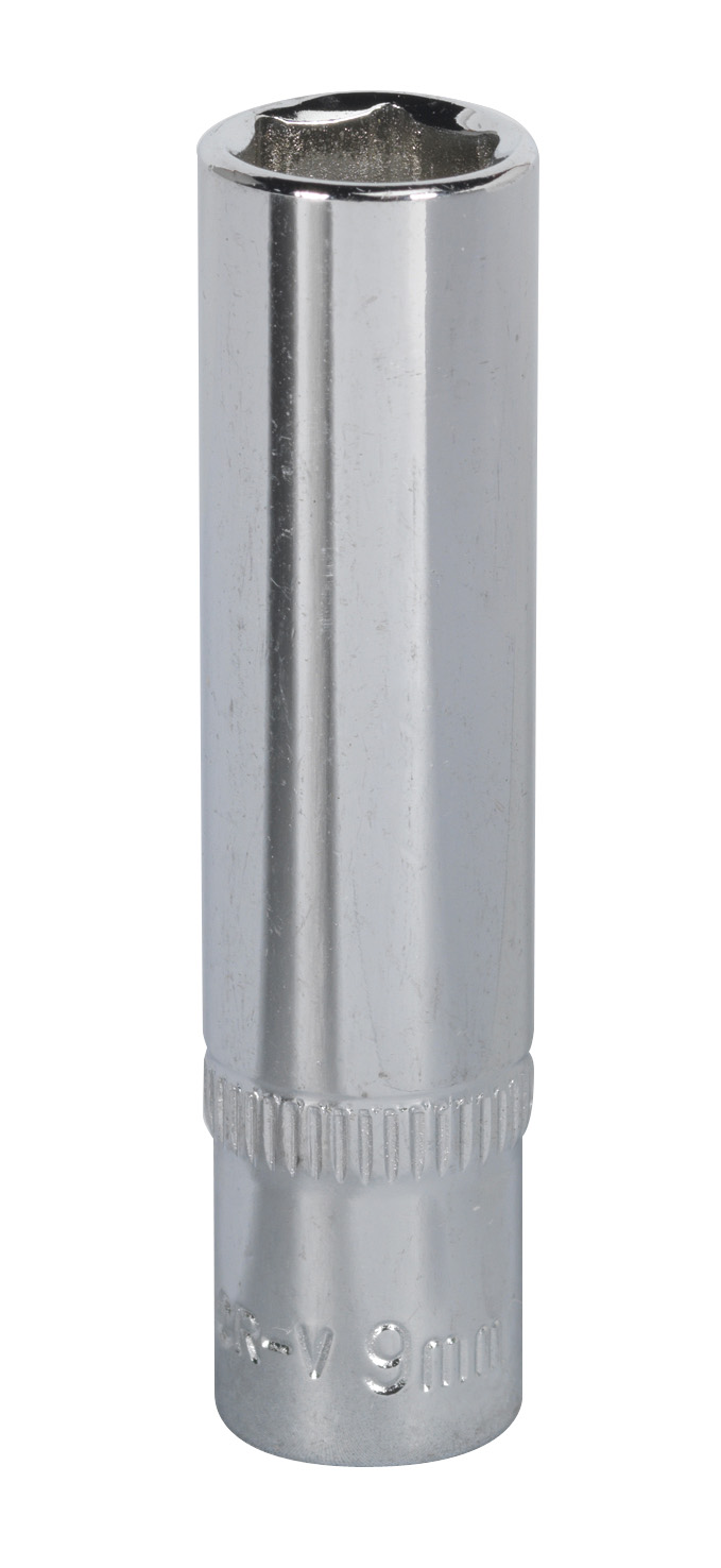 Sealey SP1409D WallDrive&#xAE; Socket 9mm Deep 1/4"Sq Drive Fully Polished