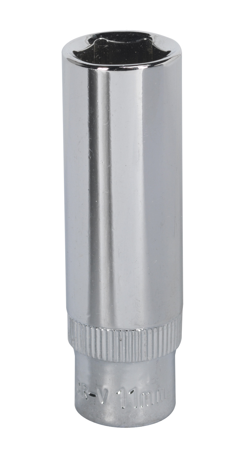 Sealey SP1411D WallDrive&#xAE; Socket 11mm Deep 1/4"Sq Drive Fully Polished