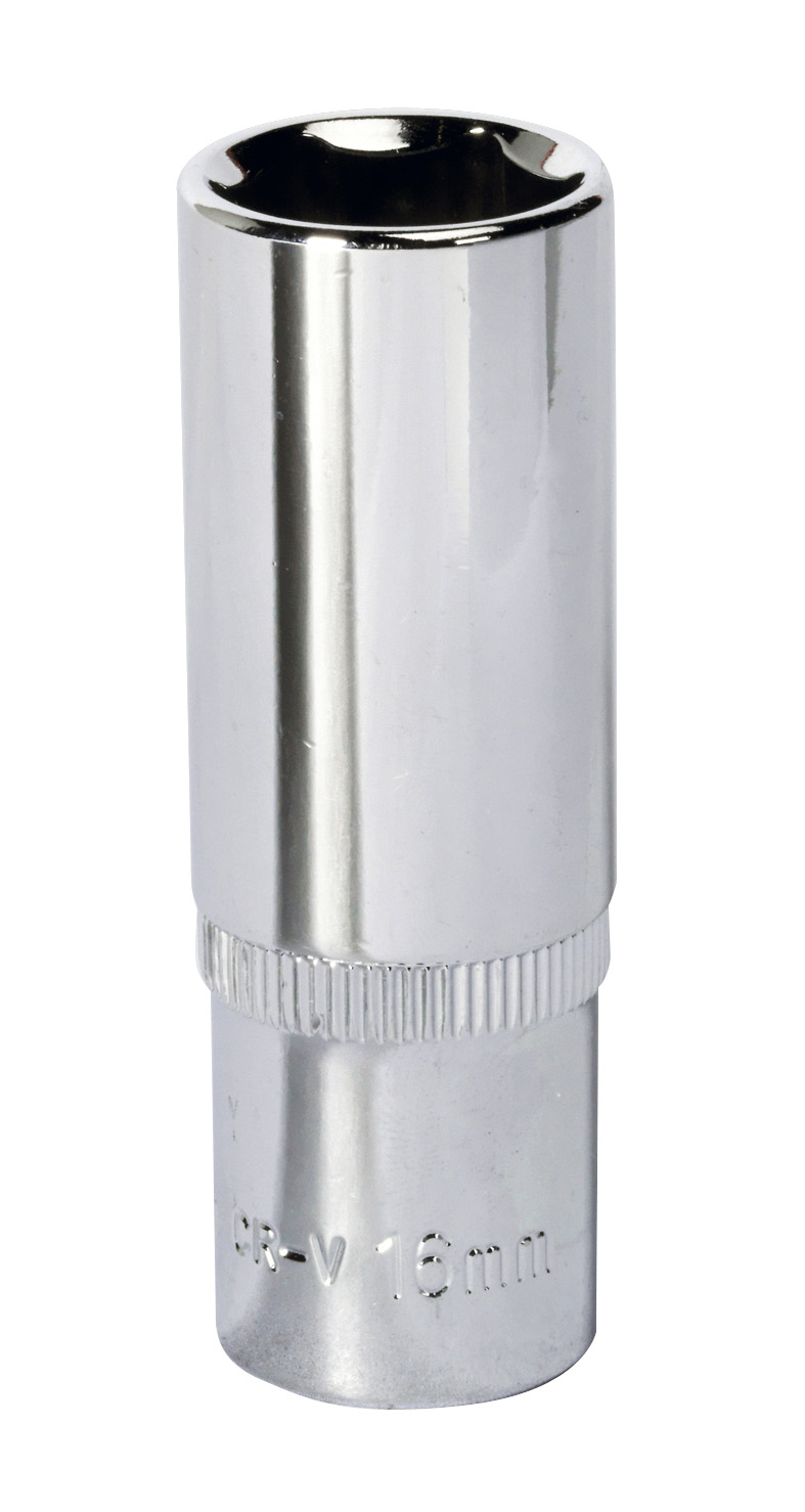 Sealey SP3816D WallDrive&#xAE; Socket 16mm Deep 3/8"Sq Drive Fully Polished