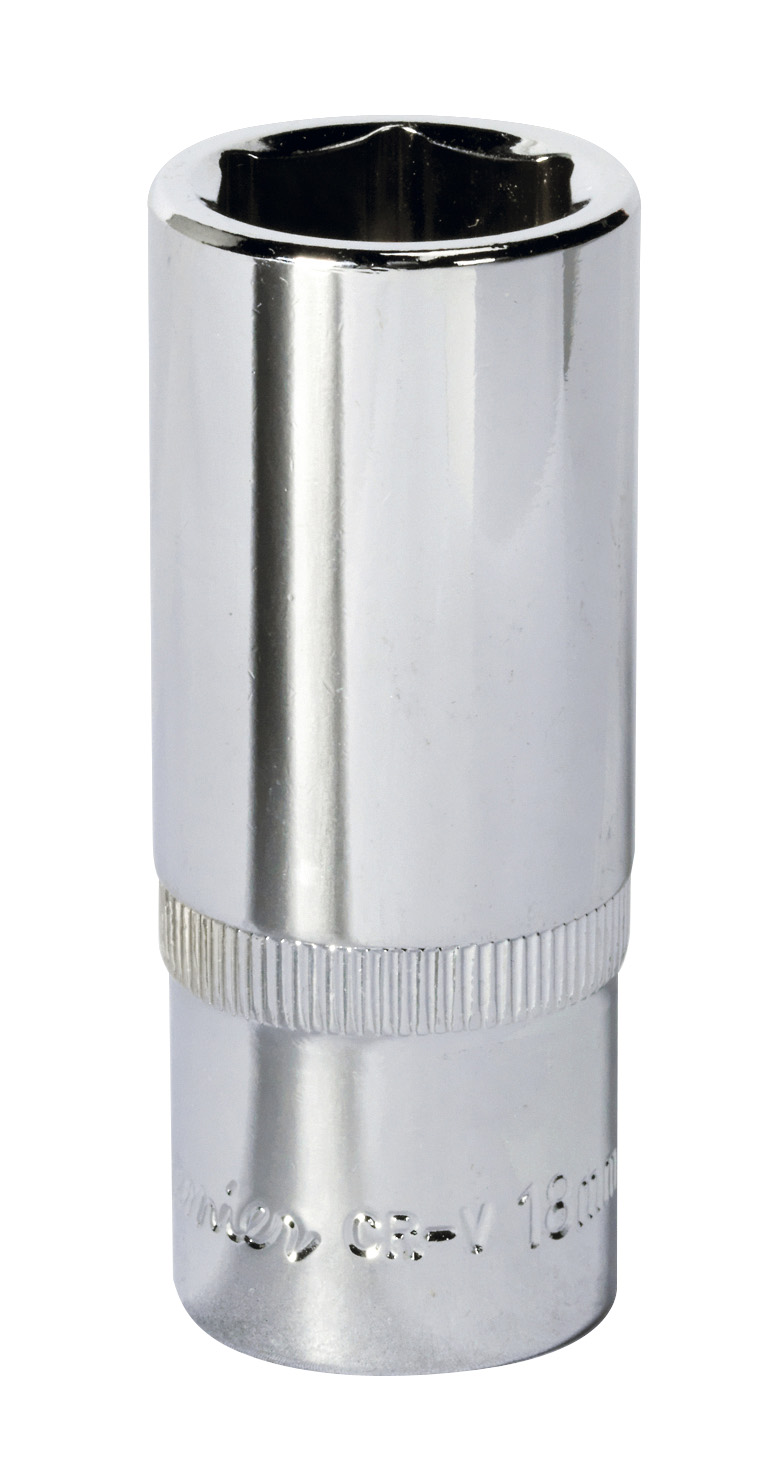 Sealey SP3818D WallDrive&#xAE; Socket 18mm Deep 3/8"Sq Drive Fully Polished