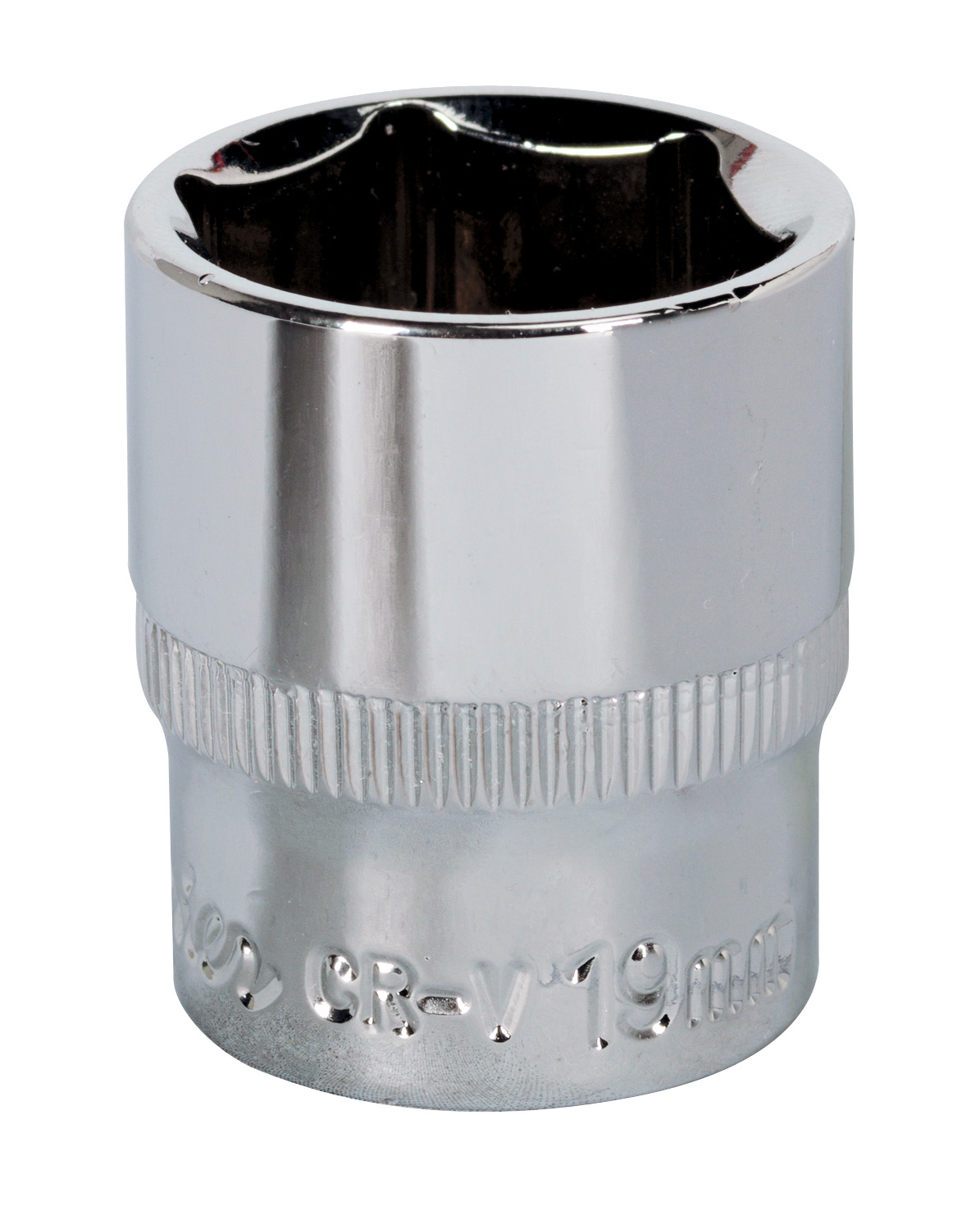 Sealey SP3819 WallDrive&#xAE; Socket 19mm 3/8"Sq Drive Fully Polished