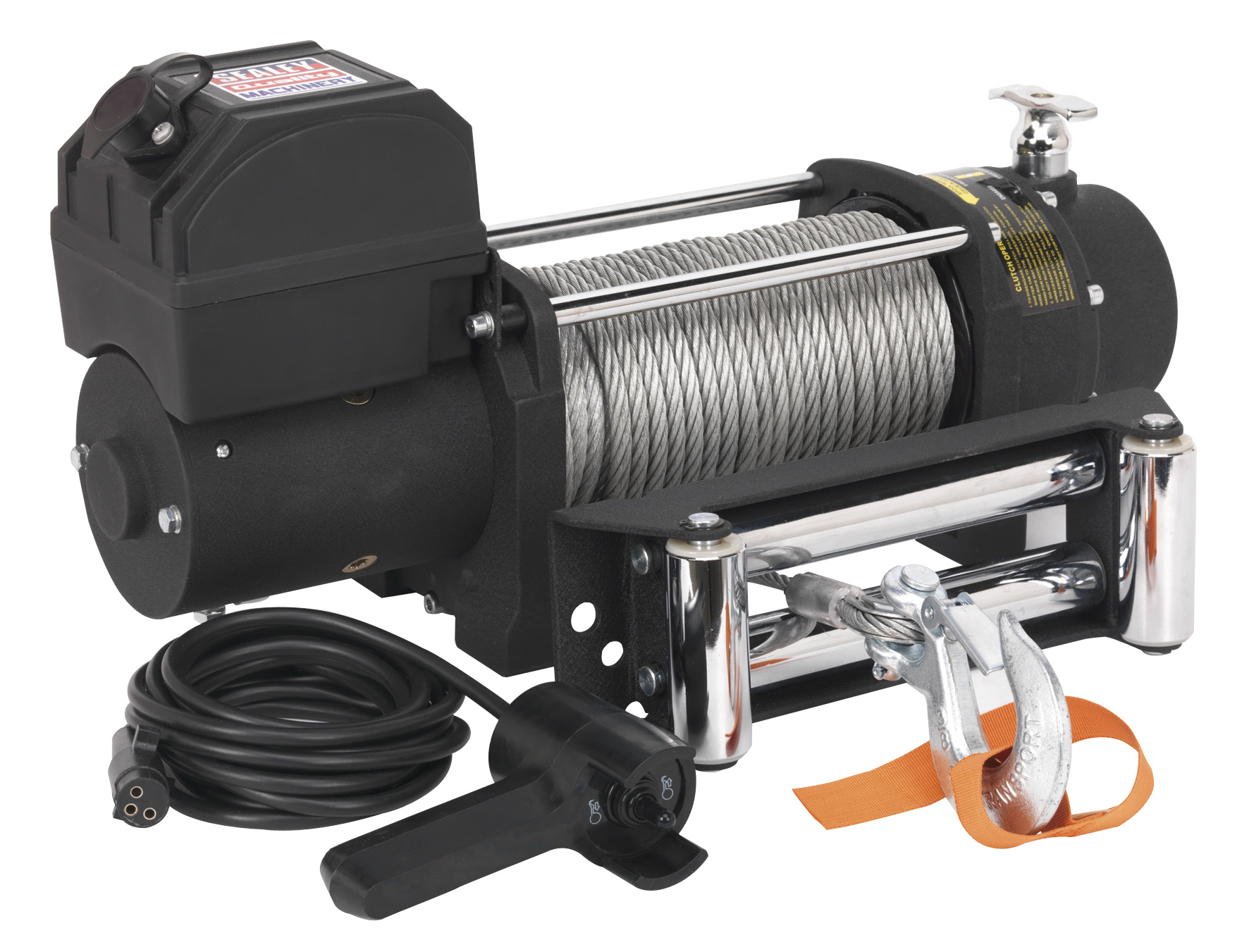 Sealey SRW4300 Self Recovery Winch 4300kg Line Pull 12V