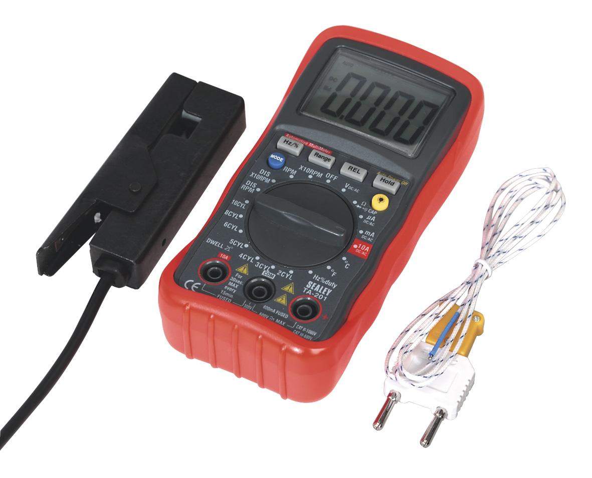 Sealey TA201 Digital Automotive Analyser 13 Function with IC