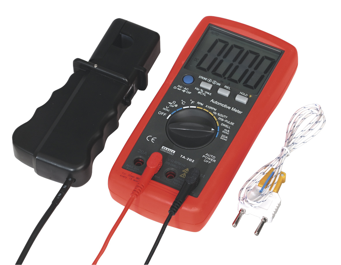Sealey TA202 Digital Automotive Analyser 14 Function with IC