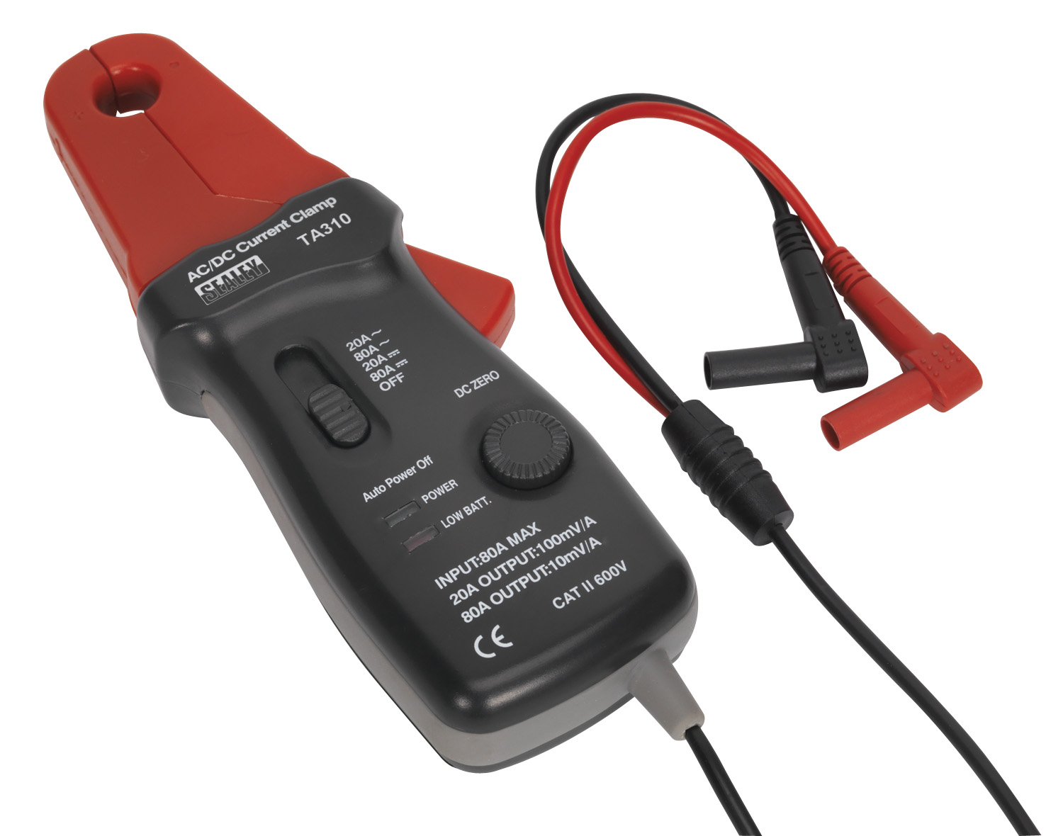 Sealey TA310 20A/80A AC/DC Current Clamp - 12mm