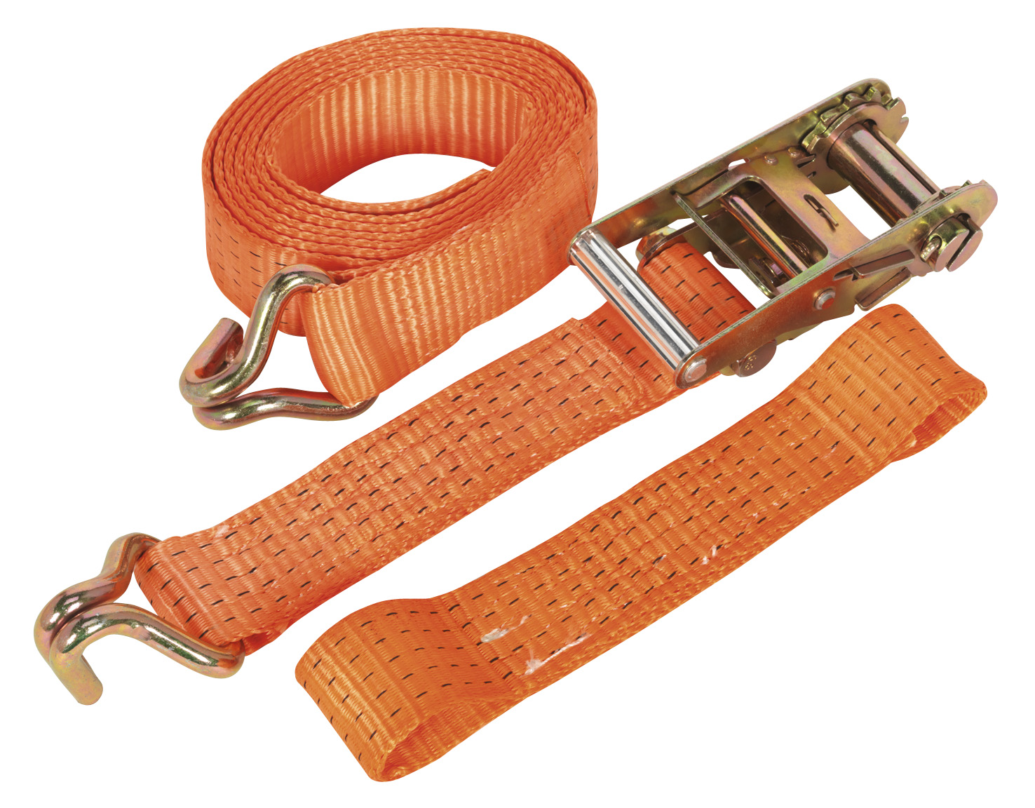 Sealey TDRWA Car Transporter Ratchet Tie Down 50mm x 3mtr Alloy Wheel - Single 5000kg...