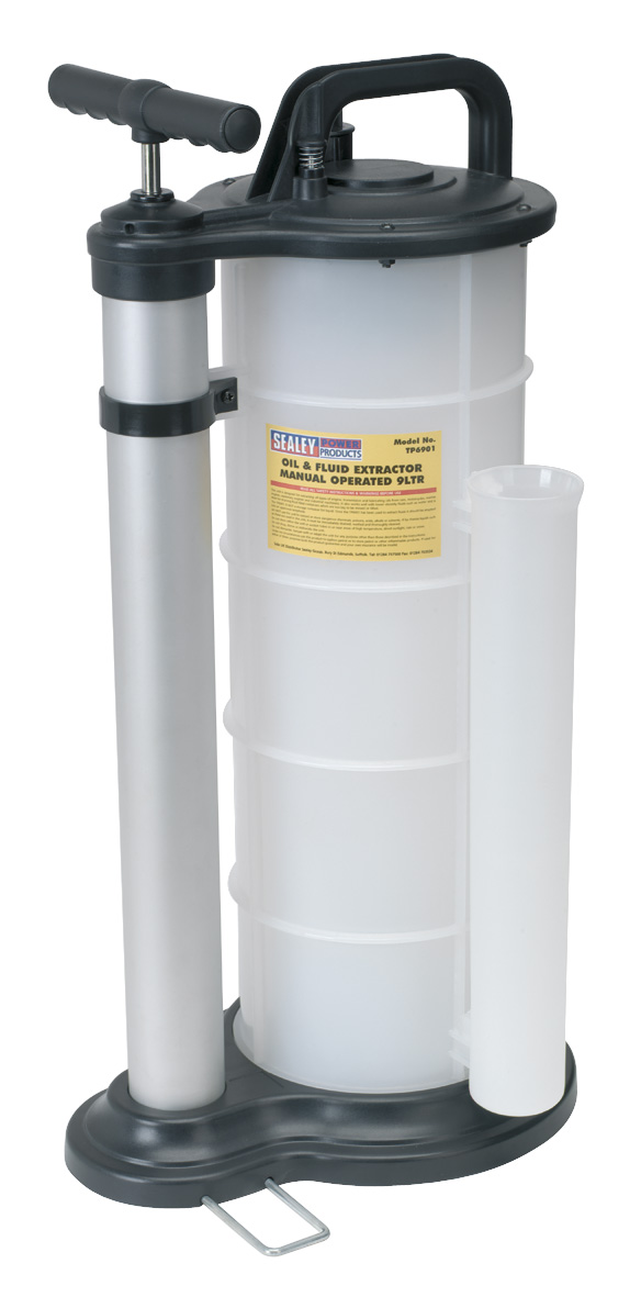 Sealey TP6901 Vacuum Oil & Fluid Extractor Manual 9ltr