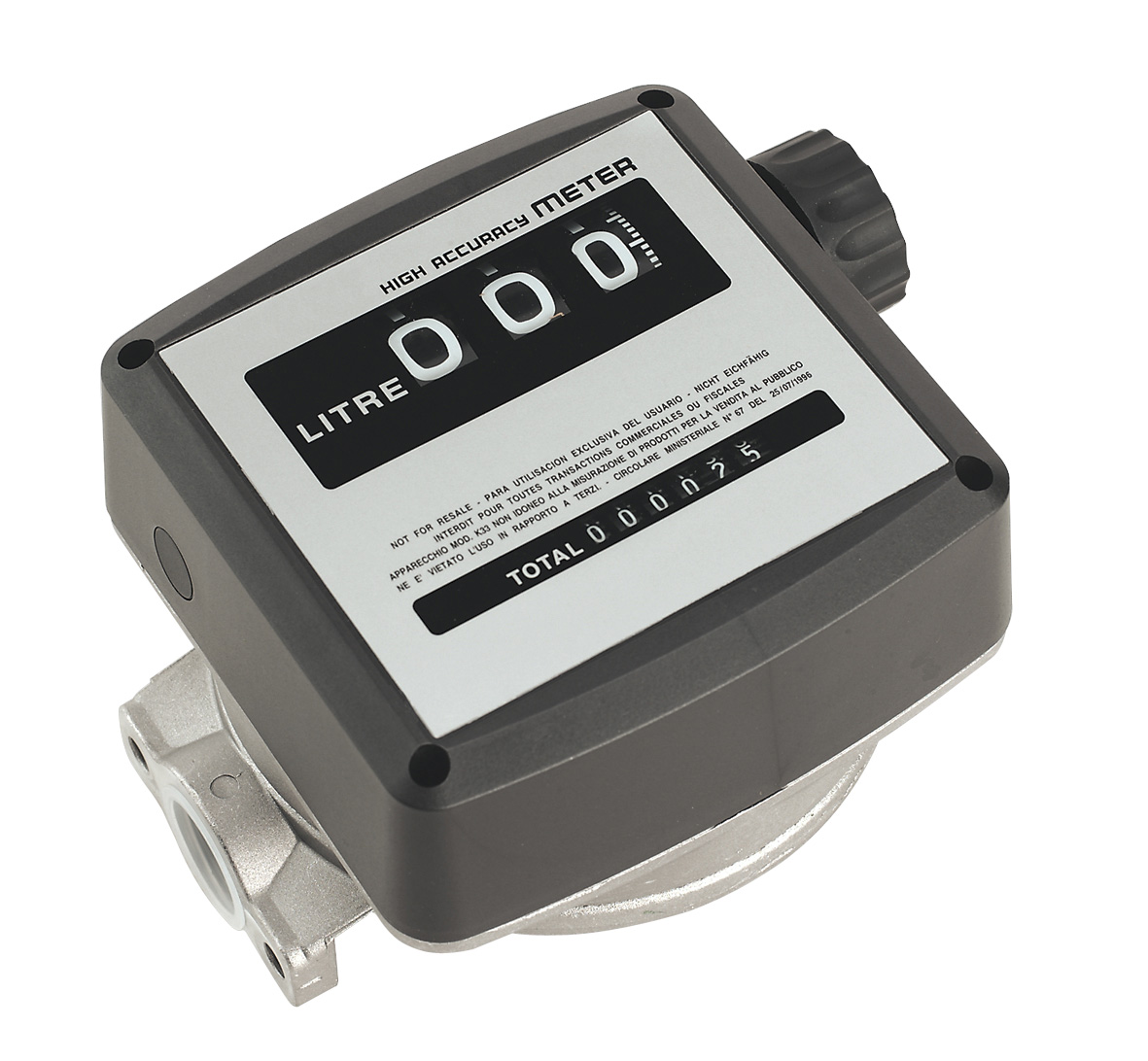 Sealey TP956 Diesel/Fluid Meter Batch/Cumulative Totals
