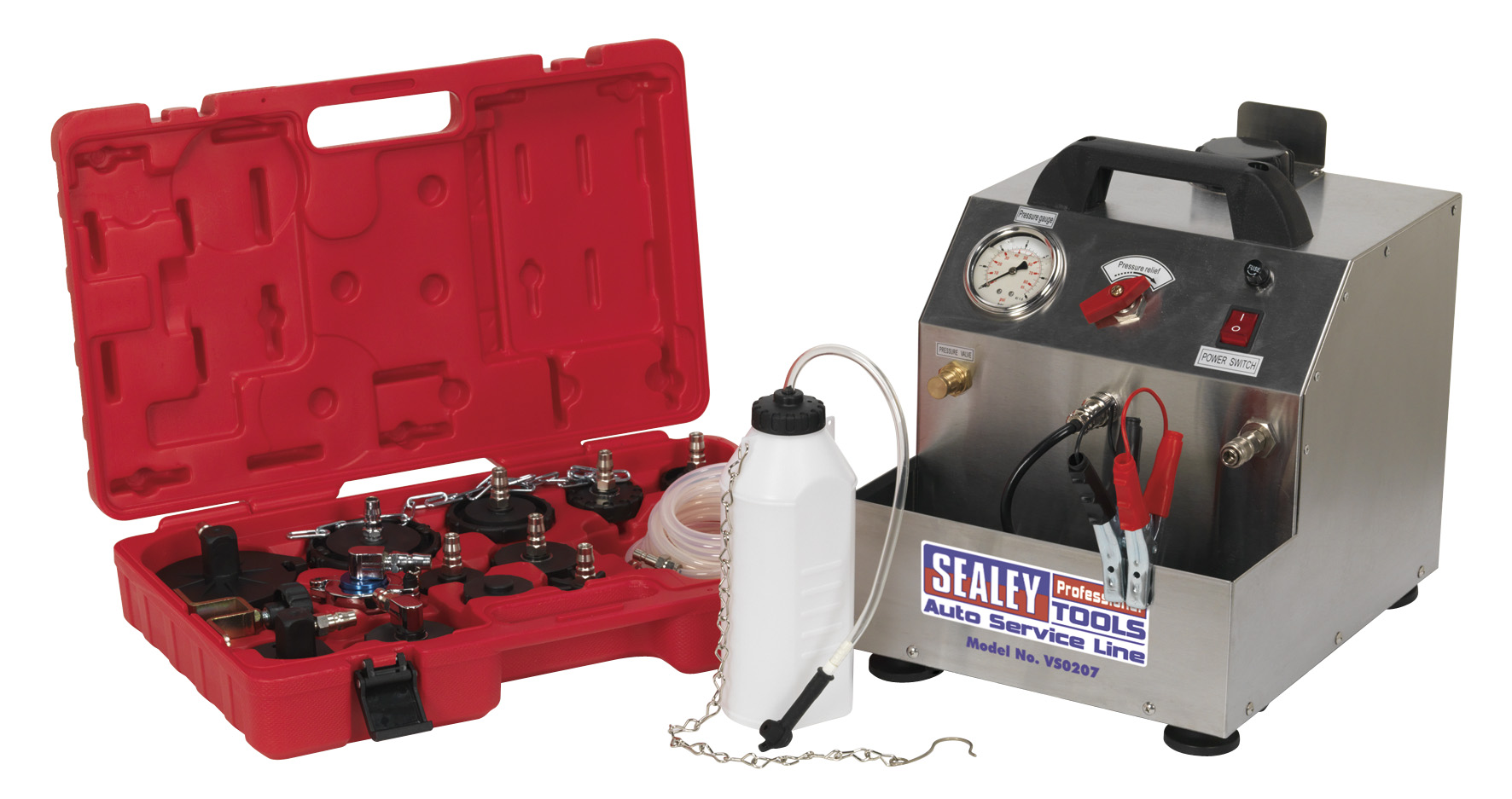 Sealey VS0207 Brake & Clutch Pressure Bleeder Kit 12V
