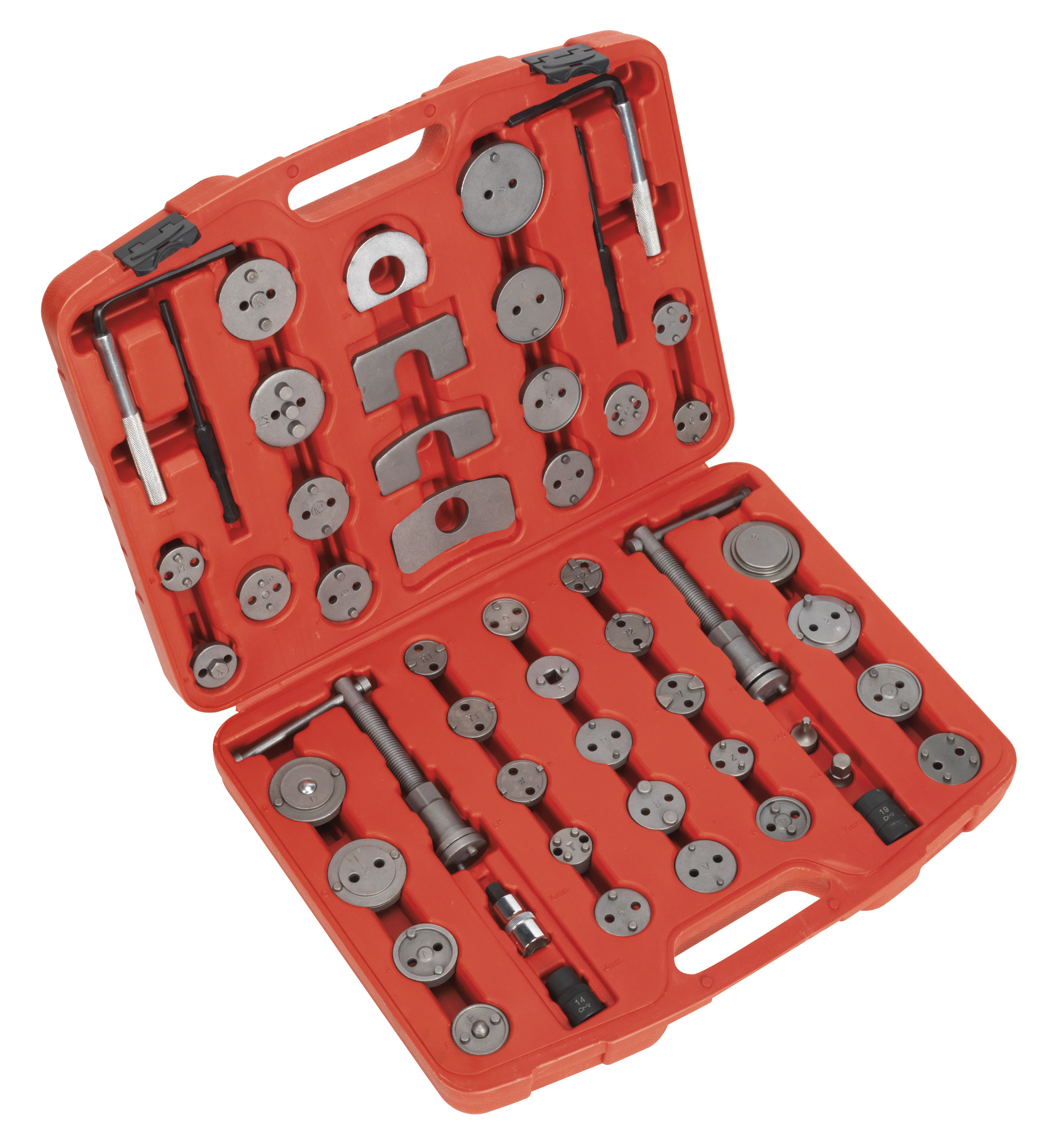 Sealey VS0287 Brake Piston Wind-Back Tool Kit 52 Piece