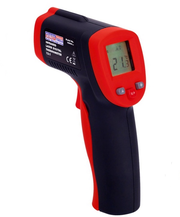 Sealey VS904 Infrared Laser Digital Thermometer 8:1