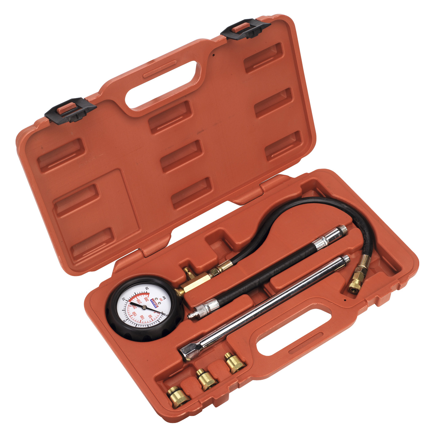 Sealey VSE300D Petrol Engine Compression Tester Deluxe Kit
