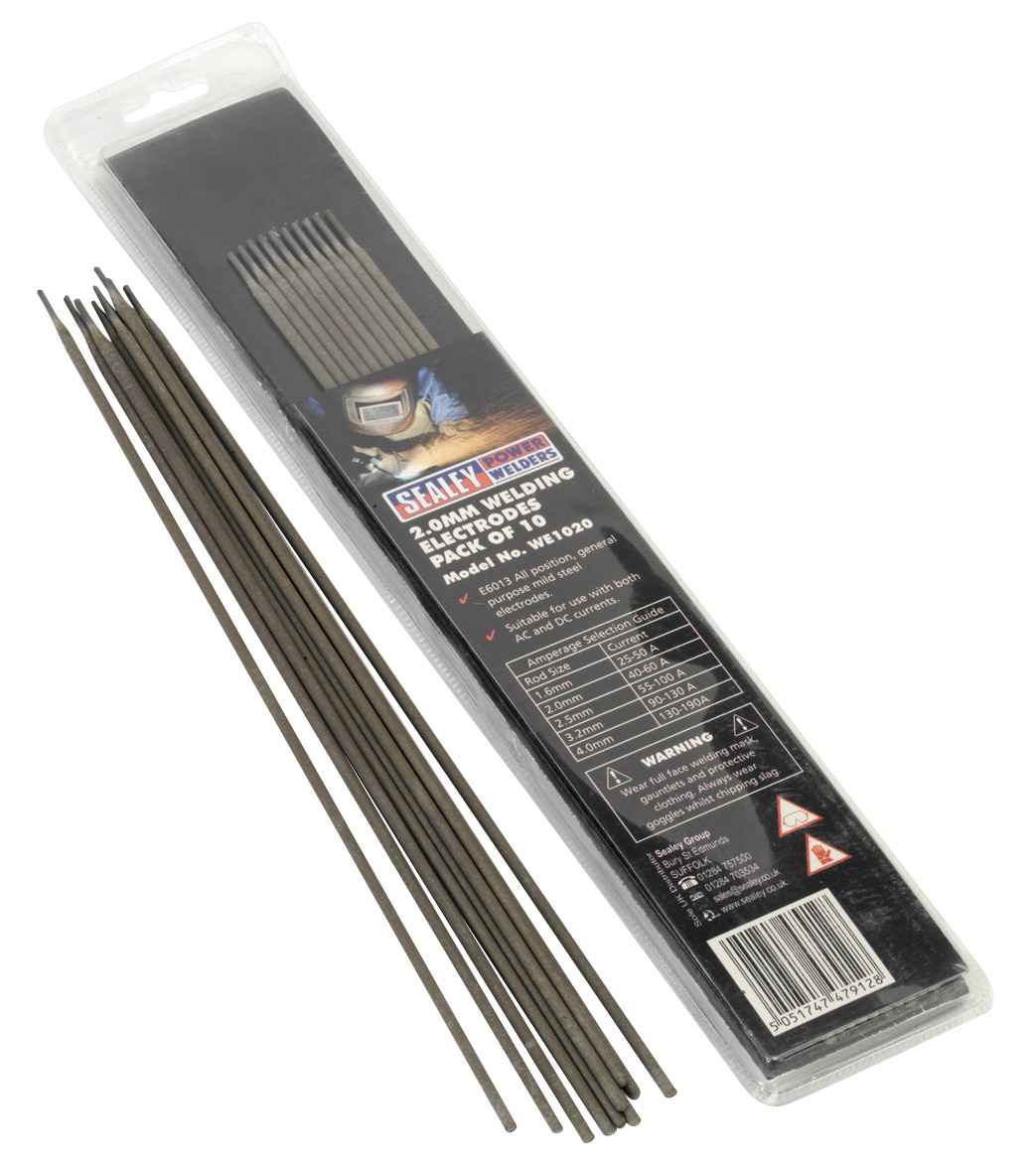 Sealey WE1020 Welding Electrodes 2.0mm Pack of 10