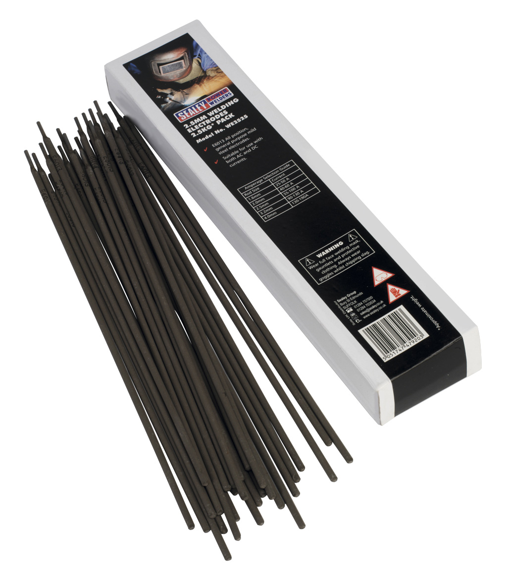 Sealey WE2525 Welding Electrodes 2.5mm 2.5kg Pack