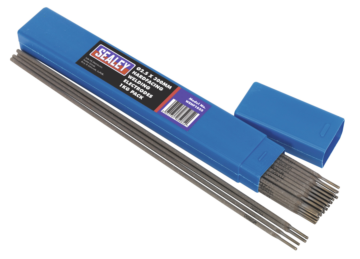 Sealey WEHF1025 Welding Electrodes Hardfacing &oslash;2.5 x 300mm 1kg Pack