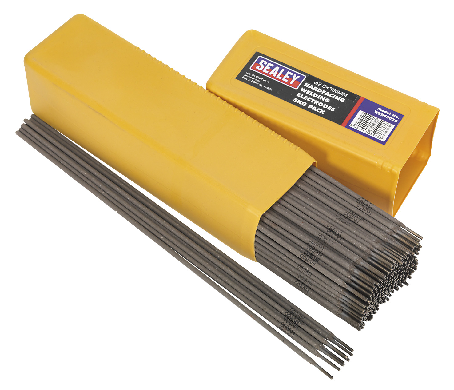 Sealey WEHF5025 Welding Electrodes Hardfacing &oslash;2.5 x 300mm 5kg Pack