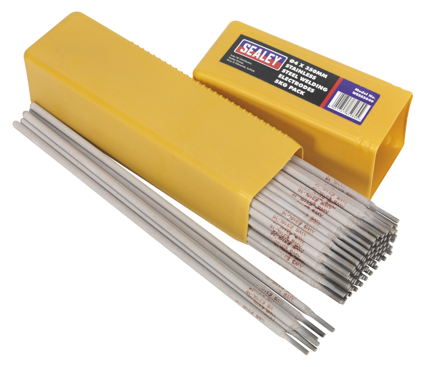 Sealey WESS5040 Welding Electrodes Stainless Steel &oslash;4 x 350mm 5kg Pack
