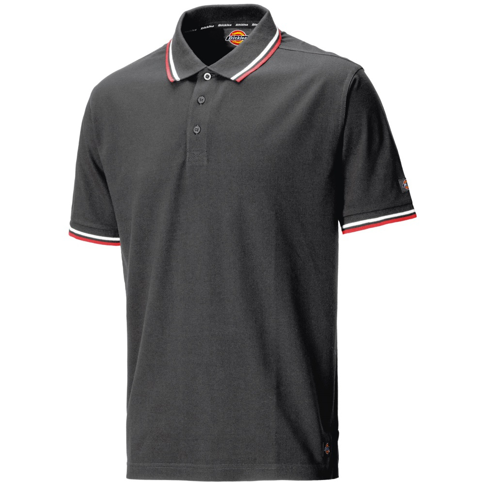 Dickies SH2001 SMALL Riverton Short Sleeved Polo Shirt - Small - Grey - Special Clearance Item!