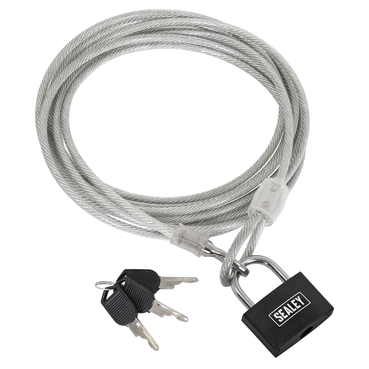 Sealey SHGCL3 Motorcycle Cable Lock 3m