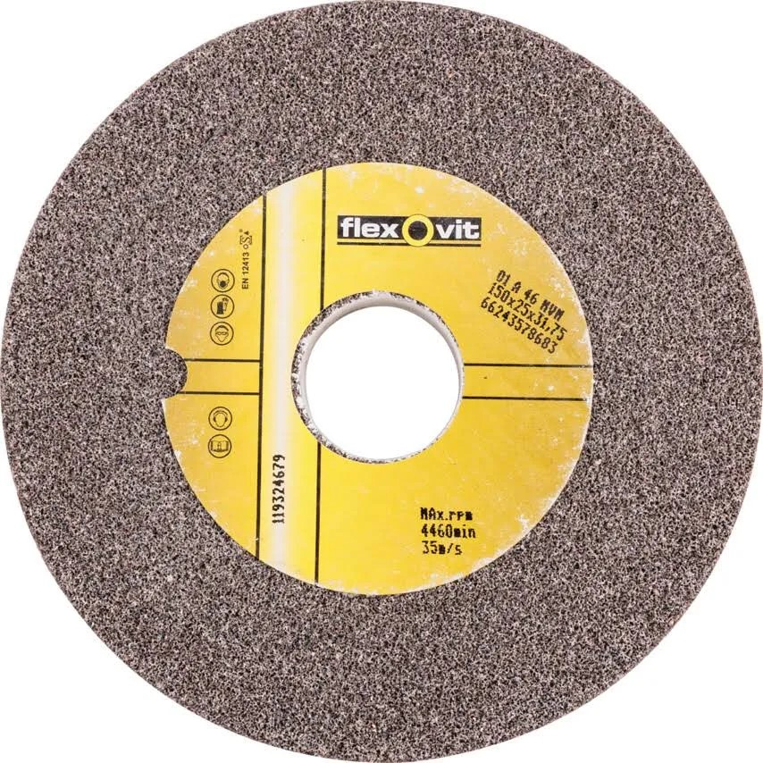 Flexovit 66243578663 A60MVM Plain Grinding Wheel Type 01 200 x 20 x 31.75mm