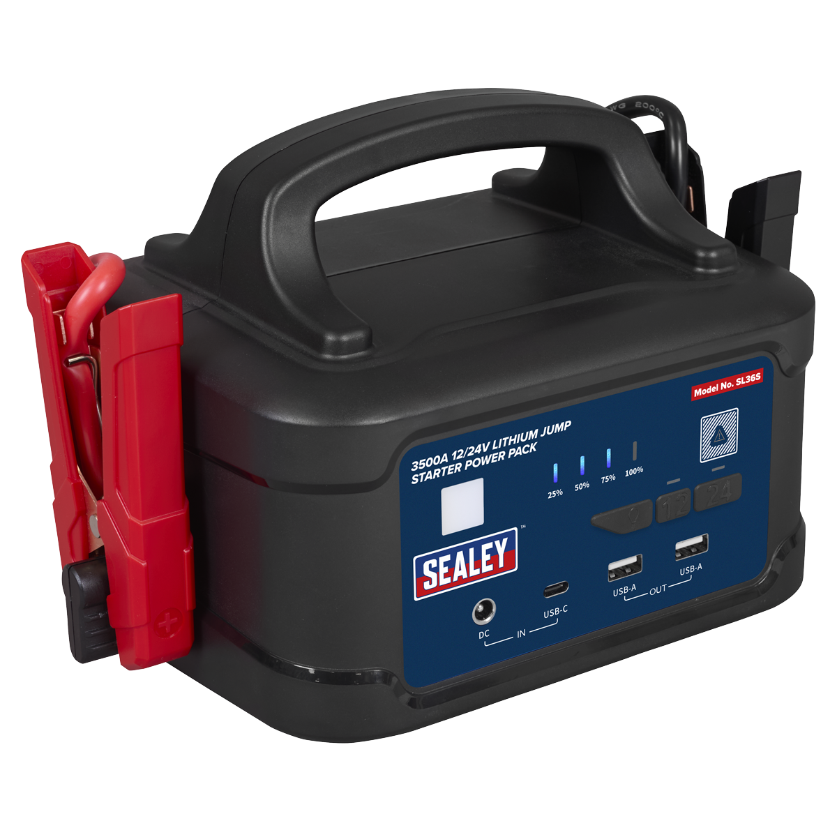 Sealey SL36S 3500A 12/24V Lithium Jump Starter Power Pack