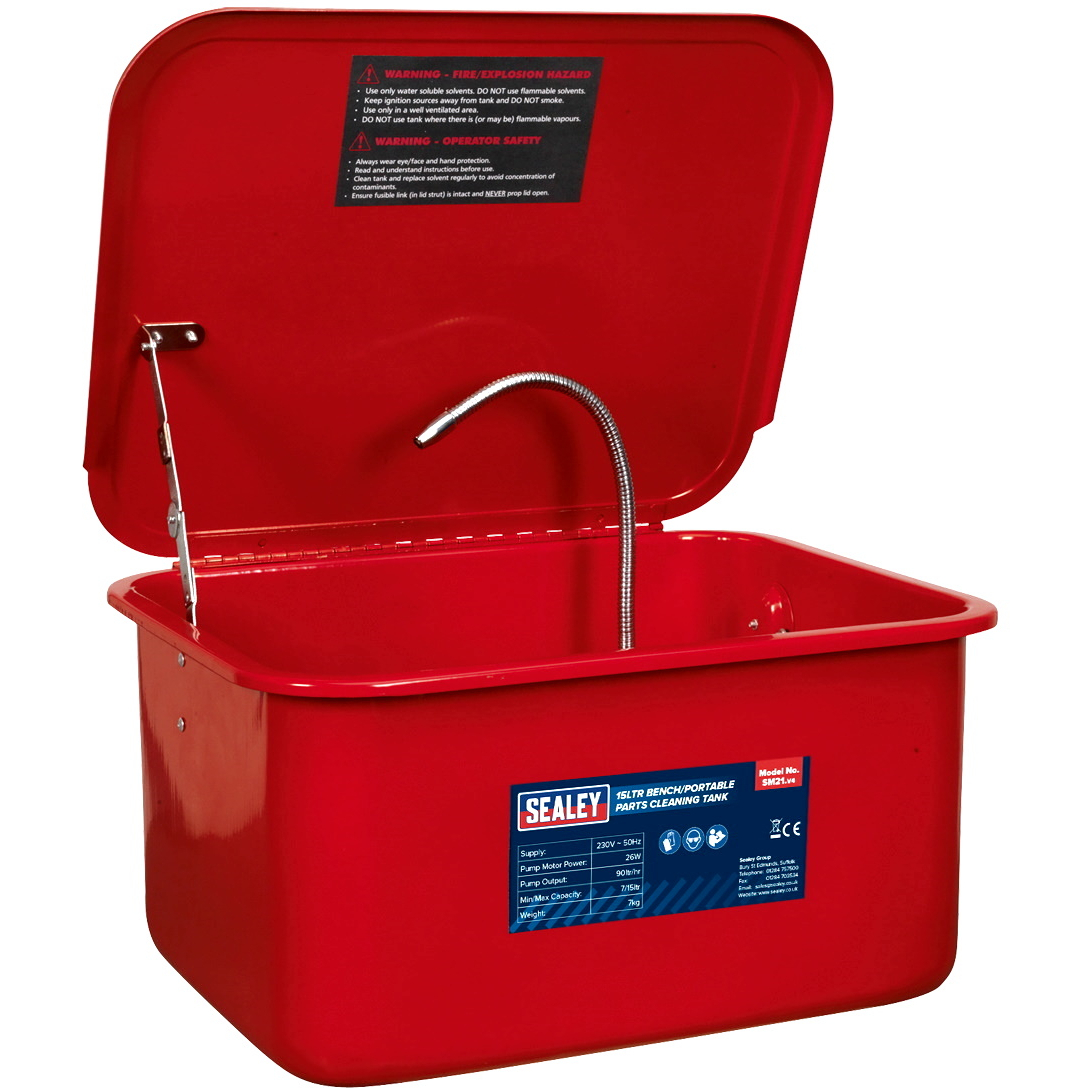 Sealey SM21 Parts Cleaning Tank Bench/Portable