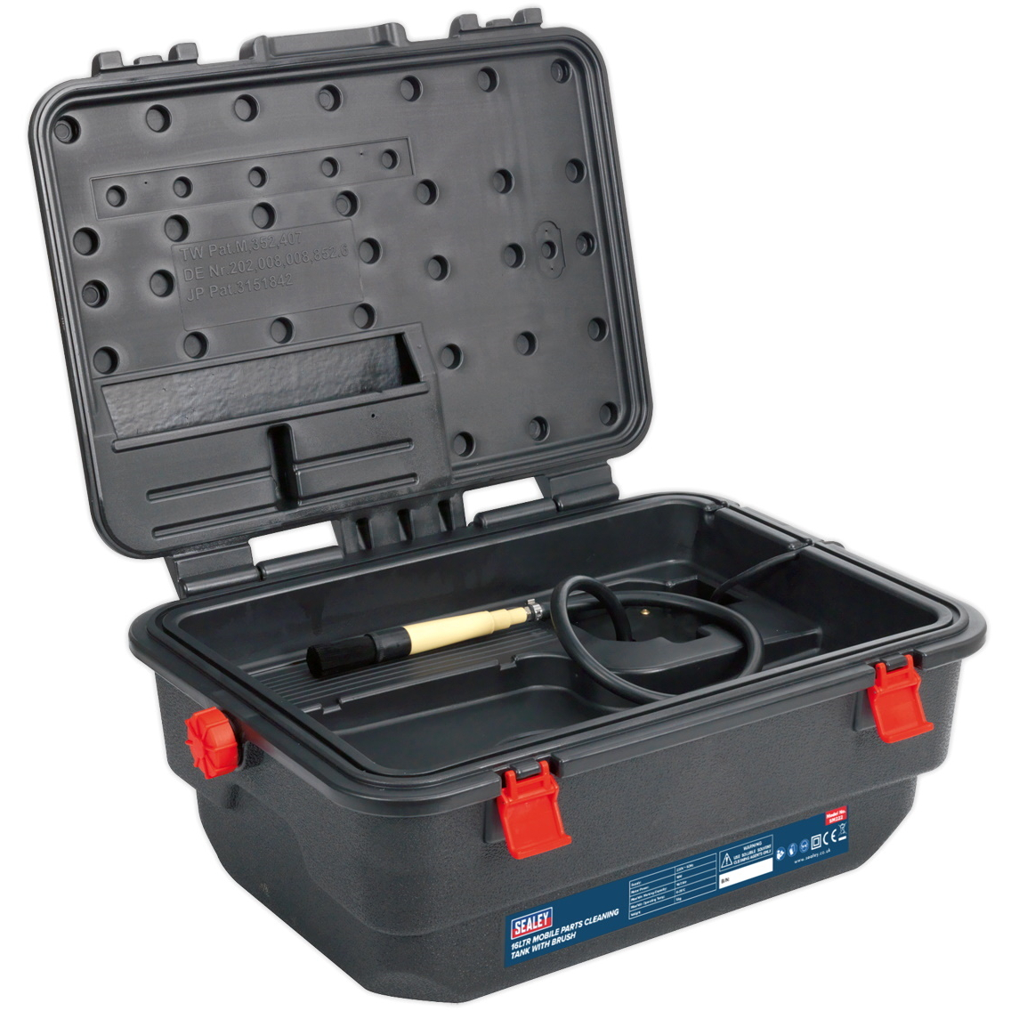 Sealey SM222 Mobile Parts Cleaning Tank with Brush