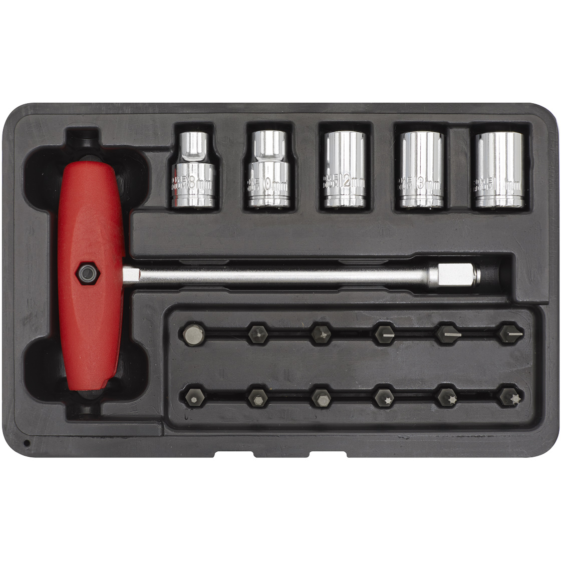 Sealey SMC31 Socket and JIS Bit Set 18 Piece