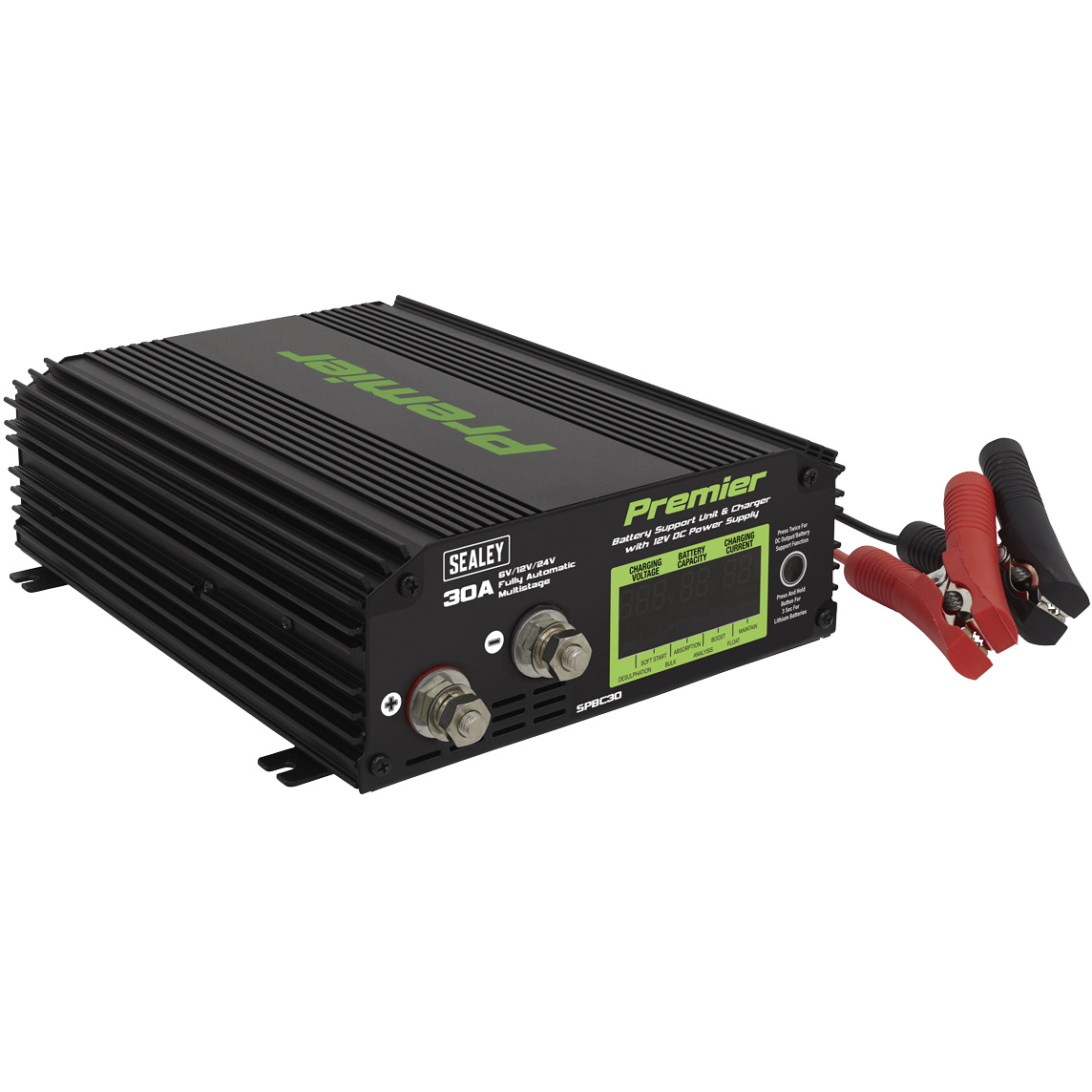 Sealey SPBC30 30A Battery Support Unit and Charger