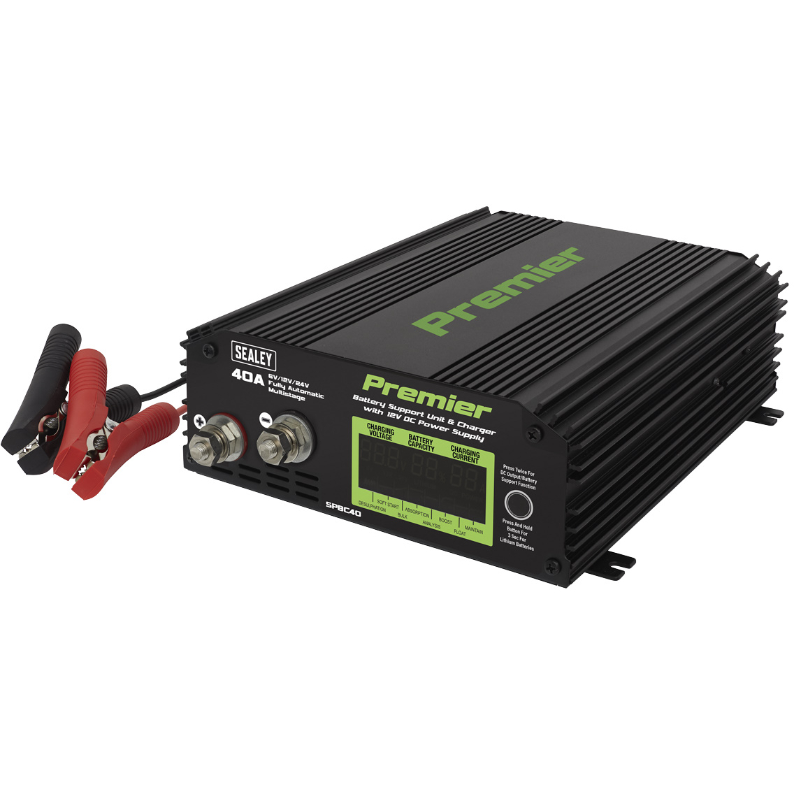 Sealey SPBC40 40A Battery Support Unit and Charger