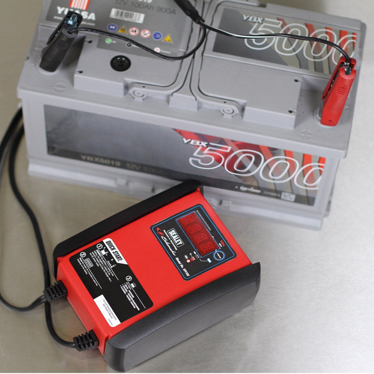Sealey SPI10S Intelligent Speed Charge Battery Charger 10Amp 12V