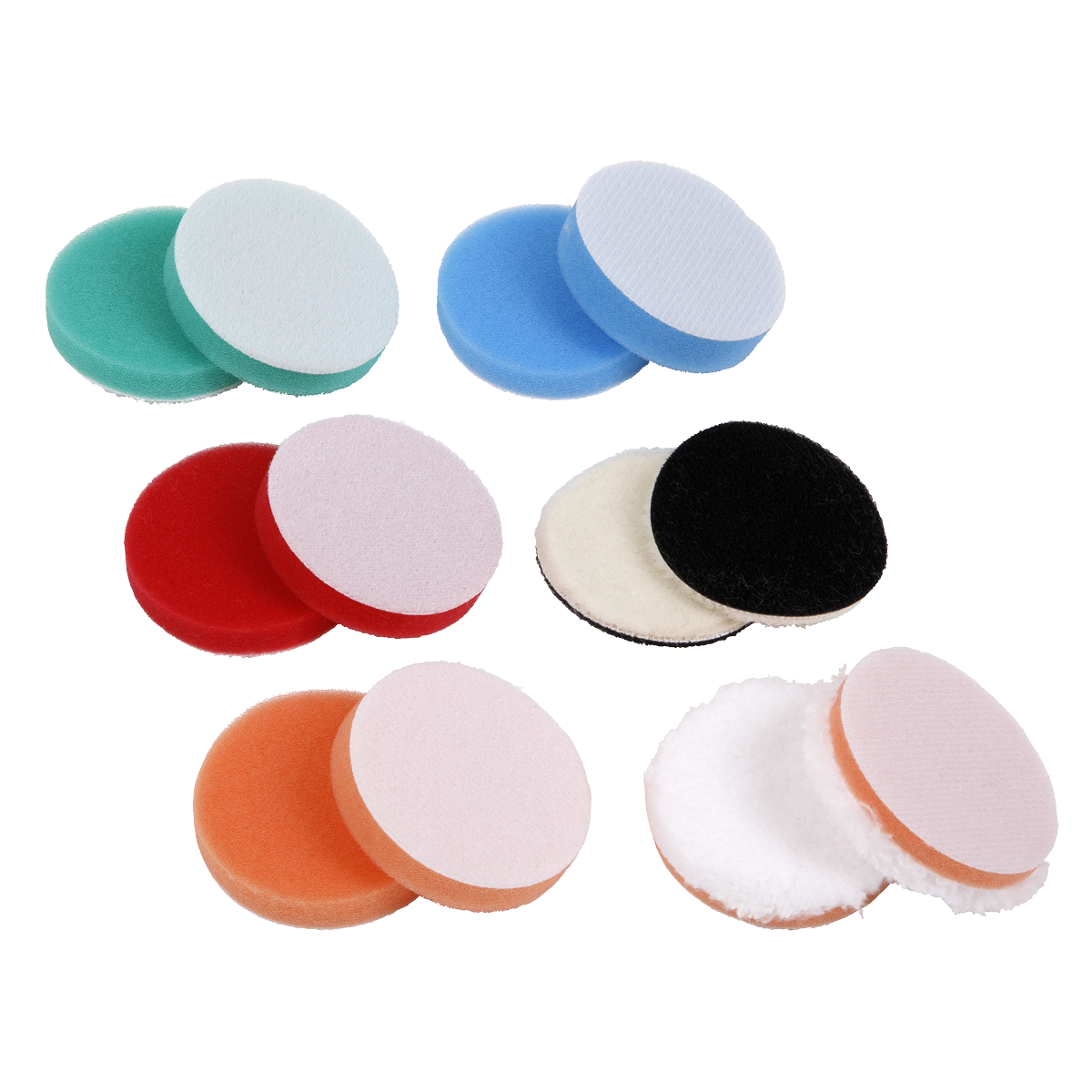 Sealey SPK600ACC2 Polisher Pad Kit &oslash;56mm