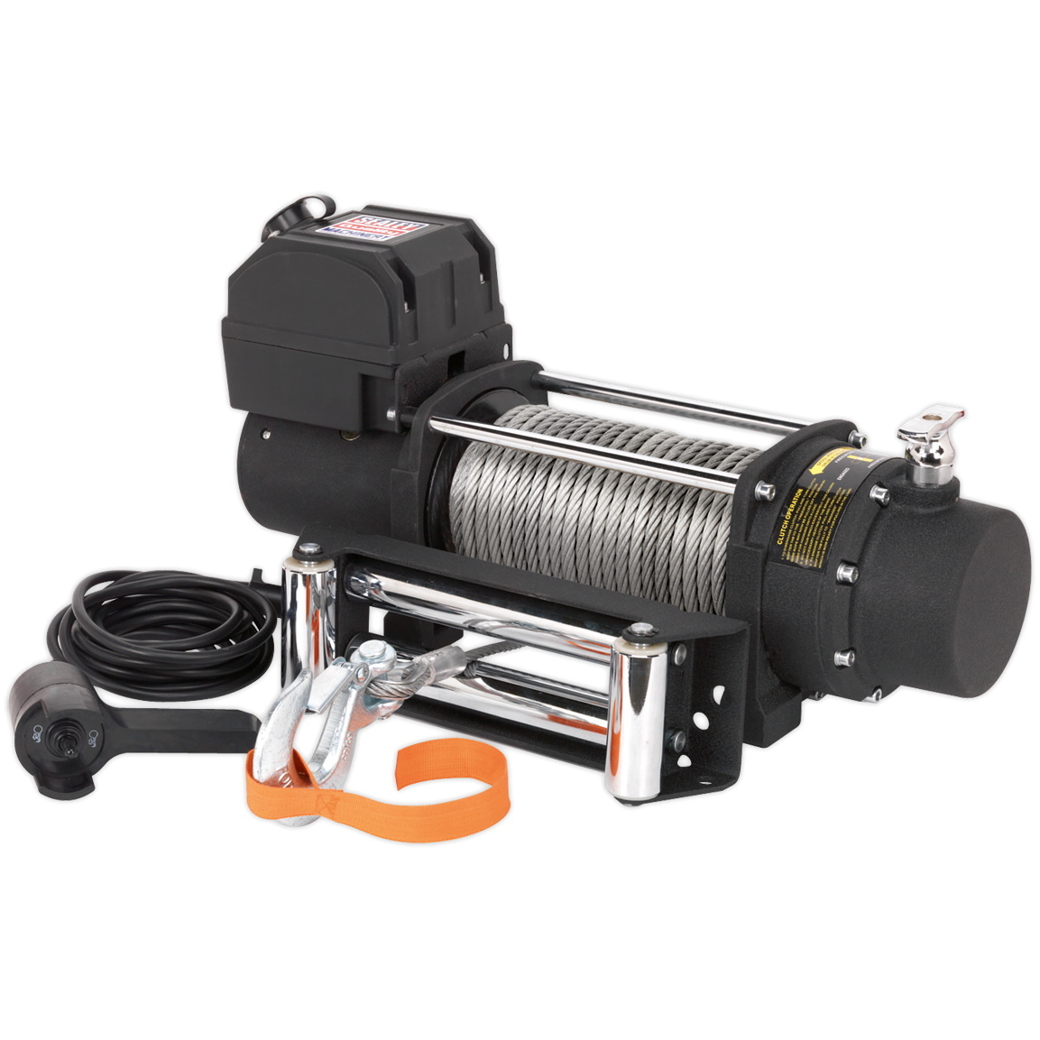 Sealey SRW4300 Self Recovery Winch 4300kg Line Pull 12V
