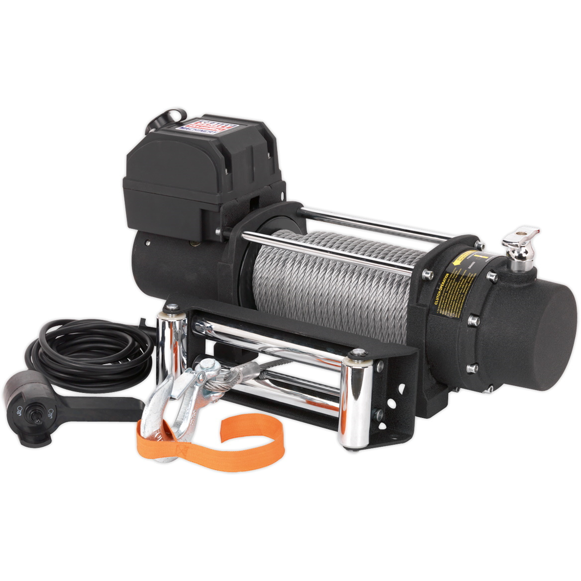 Sealey SRW5450 Self Recovery Winch 5450kg Line Pull 12V