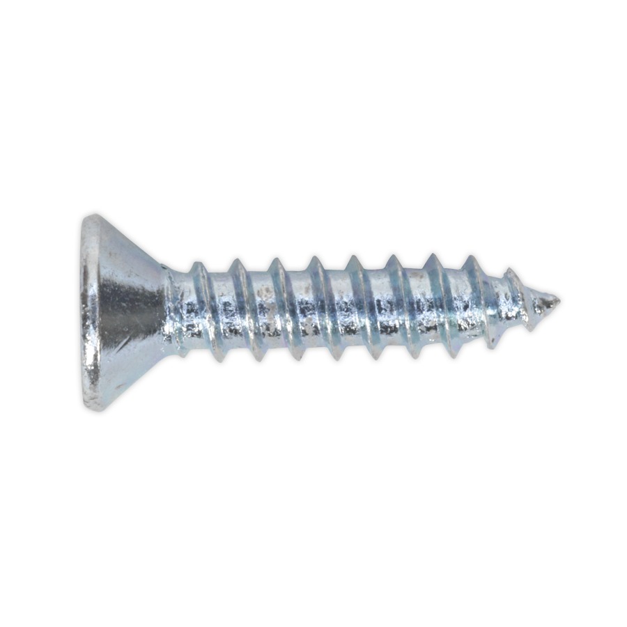 Sealey ST3516 Self Tapping Screw 3.5 x 16mm Countersunk Pozi DIN 7982 Pack of 100
