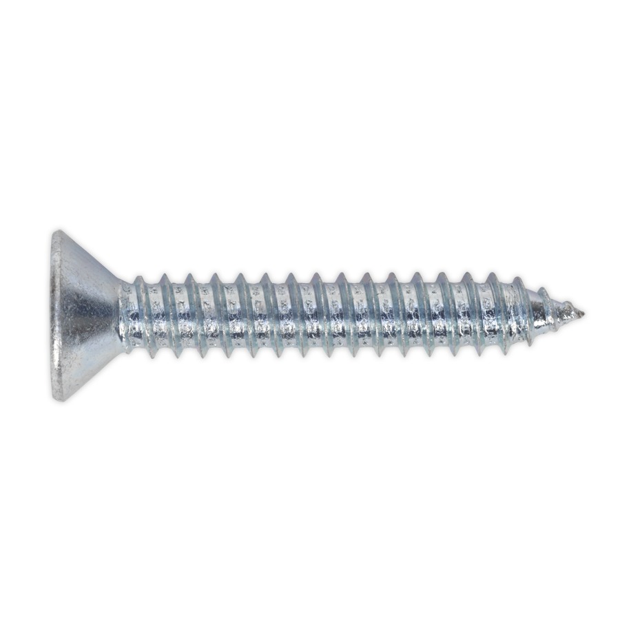 Sealey ST6338 Self Tapping Screw 6.3 x 38mm Countersunk Pozi DIN 7982 Pack of 100