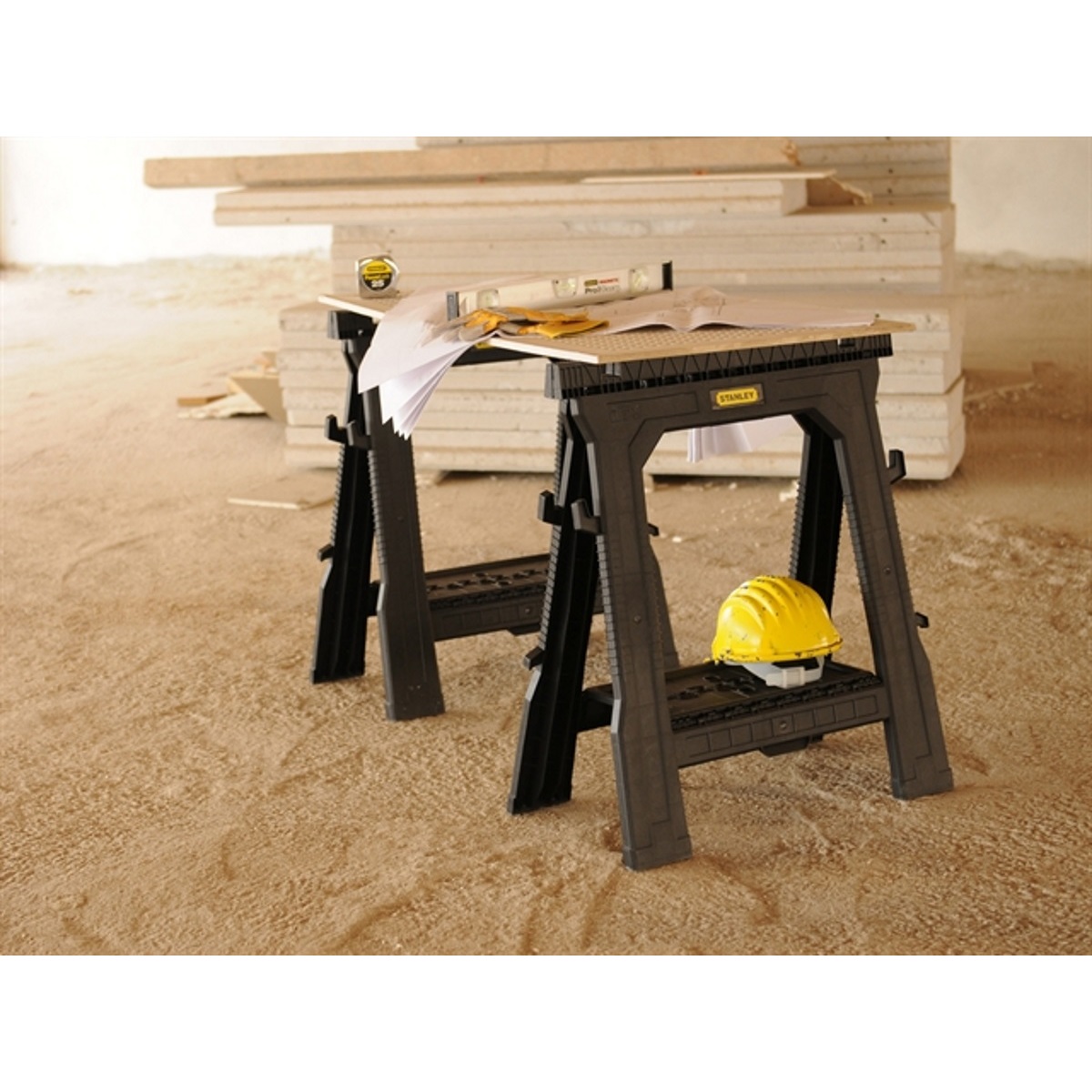 Stanley STST1-70713 Folding Saw Horse (Twin Pack) STA170713