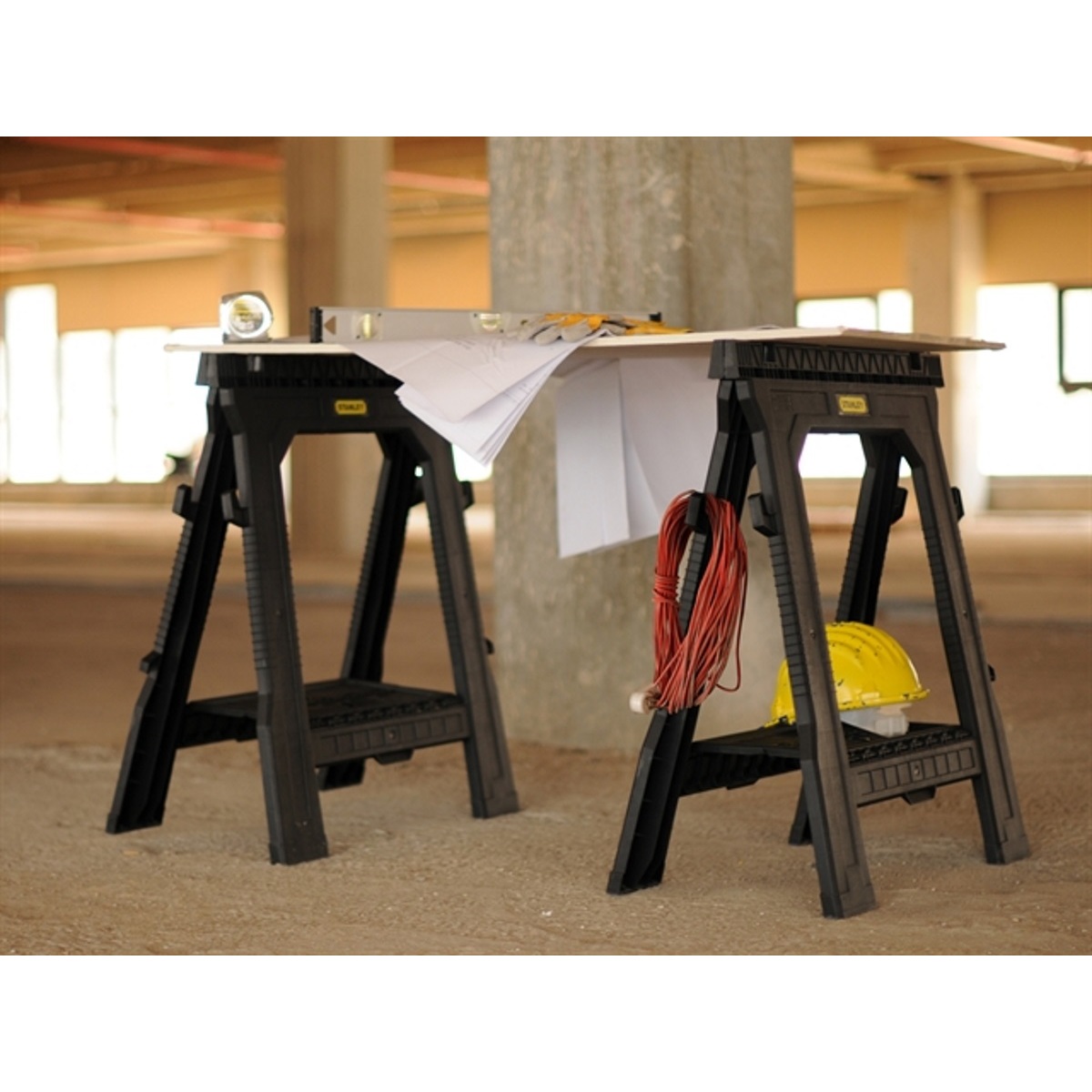 Stanley STST1-70713 Folding Saw Horse (Twin Pack) STA170713