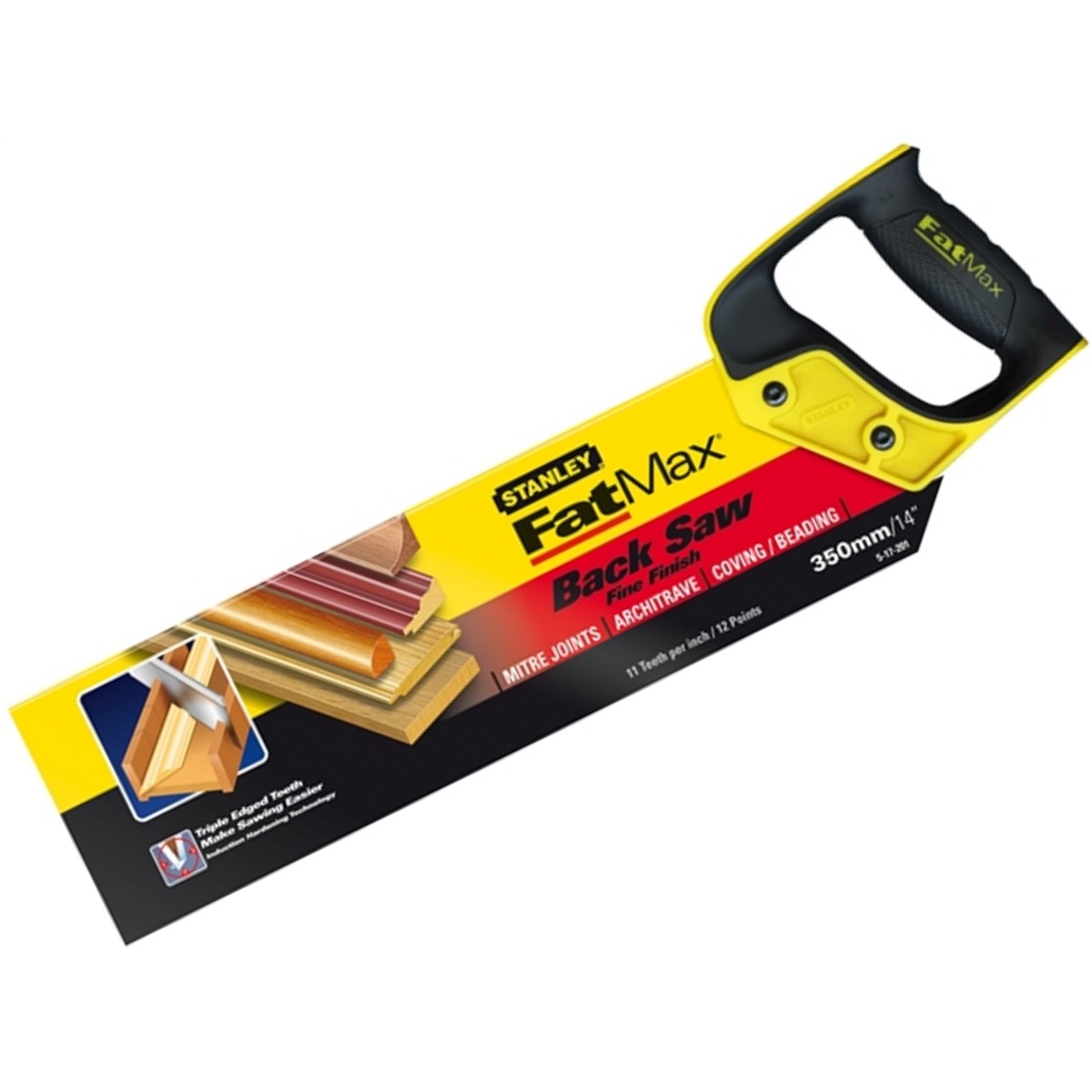 Stanley 2-17-201 FatMax Tenon Back Saw 350mm (14in) 11tpi STA217201