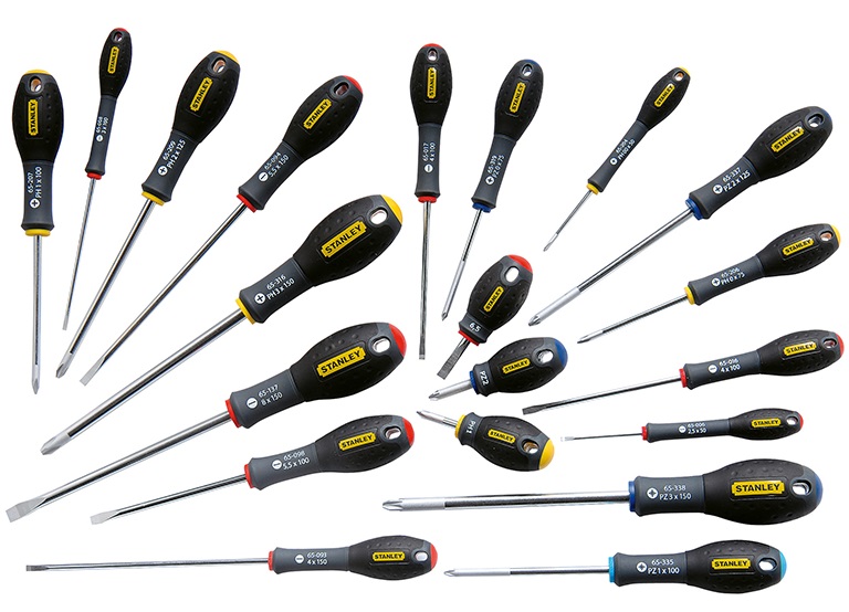Stanley 5-62-572 FatMax Screwdriver Set Parallel/Flared/Phillips/Pozi Set of 20